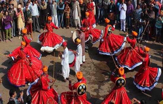 Cultural festival Gair performance
